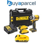 Dewalt 18v XR DCF921D2T Brushless 1/2" Impact Wrench Hog Ring + 3rd 2ah Battery