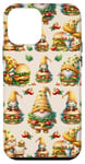 Coque pour iPhone 12 mini Fast Food Burger Gnome For Men Women And Kids Funny Grilling