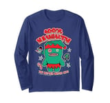 Fuggler Christmas Elf 100 Naughty You Better Watch Out Long Sleeve T-Shirt