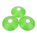 (Green)10 Pcs Practical Mini Field Cone Discs Marker Soccer Football Sports