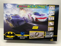 Micro Scalextric 1:64 Batman vs Joker Car Track Set Racing 4m #8617