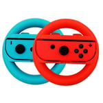 2 st Joy-Con-rattar för Nintendo Switch Racingspel Ratthållare NS Joy-Con Greppvagnshållare Red