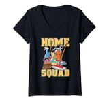 Womens Domestic Work Squad Janitorial Cleaning - Housekeeper V-Neck T-Shirt