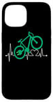 iPhone 15 E-bike Heartbeat Funny Electric Bicycle Green Energy Case