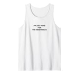 I'm Just Here For The Vegetables | Vegetarian Outfit | Tank Top