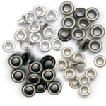 We Are Memory Keepers Öljetter Eyelets 60-pack - Metallisk Silver Mix Hål 5mm