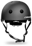 Challenge Unisex BMX Bike Helmet - Black, 54-58cm Black