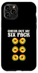 Coque pour iPhone 11 Pro Check Out My Six Pack Funny Donut Lovers Workout Gym