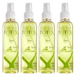 Totex Lemon Cologne Traditional Turkish Aftershave Barber Spray 200ml (4 Pcs)