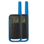 TLKR-T62-BLEU PACK PORTATIF DE 2 TALKIES WALKIES BLEU MOTOROLA