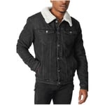 Veste Kebello  Veste jean sherpa Noir H