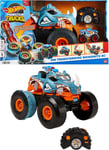 Hot Wheels Monster Trucks Remote Control Car, HW Transforming Rhinomite in 1:12