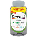 Centrum Silver Adults 50+ Daily Multivitamin Vitamin, 325 Tablets NEW FORMULA