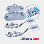 Polymarine Dävert för gummibåt Insta-Lock Snap Davit Extended Reach Kit, förlängd 29 cm & försänkt 10 cm, högre badbryggor