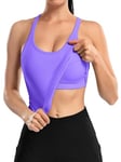 ATTRACO Sport Vest for Women Fit Yoga Vest Gym Tops with Built in Bras