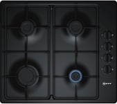 Neff N30 T26BR46S0 58 cm Gas Hob - Black, Black