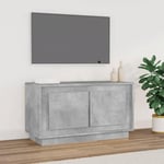 Design In - Meuble TV,Meuble de Rangement,Banc tv gris béton 80x35x45 cm bois d'ingénierie CFW474038