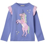 Småfolk Unicorn Långärmad T-shirt Purple Delight | Lila | 5-6 years