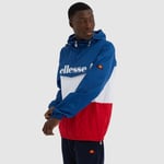 Mens Ellesse Jacket Overhead Hooded Domani Medium Blue Red Logo