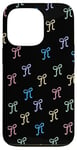 Coque pour iPhone 13 Pro Modèle girly esthétique de rubans et d’arcs tendre