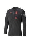 AC Milan PUMA Training Jacket Jr, Jacket Unisexe - Bambini e ragazzi, Black Asphalt Gray,