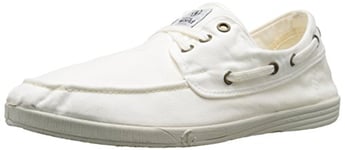 Natural World Eco - 303 - Natural World Men's Trainers - Organic Cotton Boat Shoes- 100% EcoFriendly - White Color