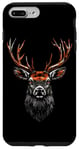 Coque pour iPhone 7 Plus/8 Plus Bois de Cerf Chasse Chevreuil Cerf Rouge Bois de Cerf