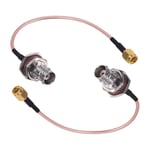 Câble Coaxial Rg316 15Cm Connecteur Sma Mâle À Bnc Femelle Cable Extension Sma Bnc Mâle À Femelle Extension Câble Antenne Pour Talkie-Walkie Radio Équipement Informatique Mobile (2Pcs)