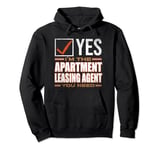 Retro Profession I'm The Apartment Leasing Agent Pullover Hoodie