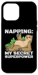 iPhone 12 Pro Max Napping Superpower Power Nap Lazy Pajama Day Sleep Sloth Case