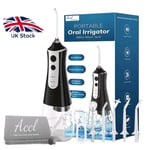 Accl Cordless Water Flosser 350ML Dental Oral Irrigator Teeth Cleaner 5 Modes UK