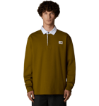 The North Face M Heritage Rugby Sweatshirt Puuvilla t-paidat MOSS GREEN