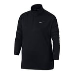 Nike W NK ELMNT TOP HZ T-Shirt à manches longues Femme Black/(Reflective Silv) FR: M (Taille Fabricant: M)