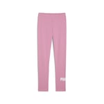 Puma Girls Essentials Logo Leggings - Pink - Size 13-14Y