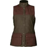 Härkila Retrieve väst Women Dark warm olive/Burgundy 40