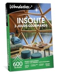 Wonderbox – Coffret cadeau – 3 JOURS INSOLITES GOURMANDS – 600 week-ends insolites: tipi, pod