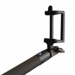 Bluetooth Selfie for Samsung Galaxy M13 Telescopic Stick Holder Trigger Black