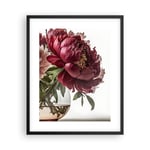 Affiche Poster 40x50cm Tableaux Image Bouquet De Fleurs Vase Pivoines Wall Art