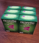 NICORETTE 15mg Inhalator - 20 Cartridges X 6 Boxes (FREE INTERNATIONAL SHIPPING)