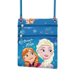 Disney La Reine des Neiges 2 (Frozen 2) Dream-Sac à Bandoulière Action Vertical, Bleu, 15,5 x 18 cm