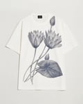 PS Paul Smith Flower Printed Crew Neck T-Shirt White