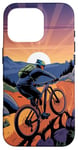 iPhone 16 Pro For Downhill Biking - Retro Mountain Bike Design Case