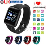 Smart Watch Bluetooth Heart Rate Blood Pressure Sport Fitness Tracker Pedometer