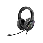 Casque gaming filaire Subsonic Spectra pour PS5 PS4 PC Nintendo Switch Xbox One Xbox Series X et S Noir