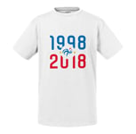 T-Shirt Enfant 1998 - 2018 Champion Du Monde Foot France