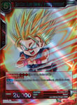 Carte Dragon Ball Super Bt3-004-R Son Goku Super Saiyan 2, Le Poing Frémissant