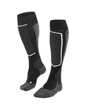 FALKE Men's SK2 Intermediate Vegan M KH Lyocell Functional Yarn Warm Thick 1 Pair Skiing Socks, Black (Black-Mix 3010), 5.5-7.5