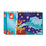 JANOD - Coffret Sequins à Coller Dragons - Les Ateliers du Calme - Kit Loisir Créatif Enfant - Apprentissage Motricité Fine et Concentration - Dès 6 Ans, J07921