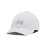 Under Armour Girls Accessories UA Blitzing Adjustable Cap in White material_polyester - Size Medium/Large