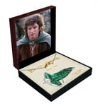 The Lord Of The Rings The One Ring In A Chain & Frodo's Brooch Set